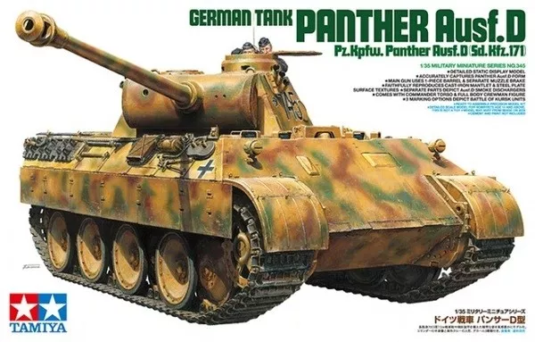 Tamiya - GERMAN TANK Panther Ausf.D Pz.Kpfw. Panther Ausf. D (Sd.Kfz. 171)